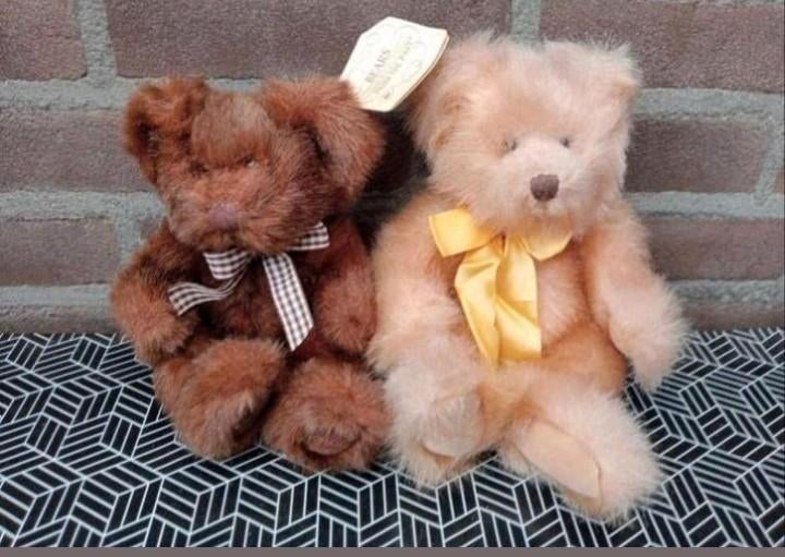 x russ berrie picadilly 22cm pennington 25cm vintage, Ophalen, Zo goed als nieuw, Stoffen beer, Overige merken