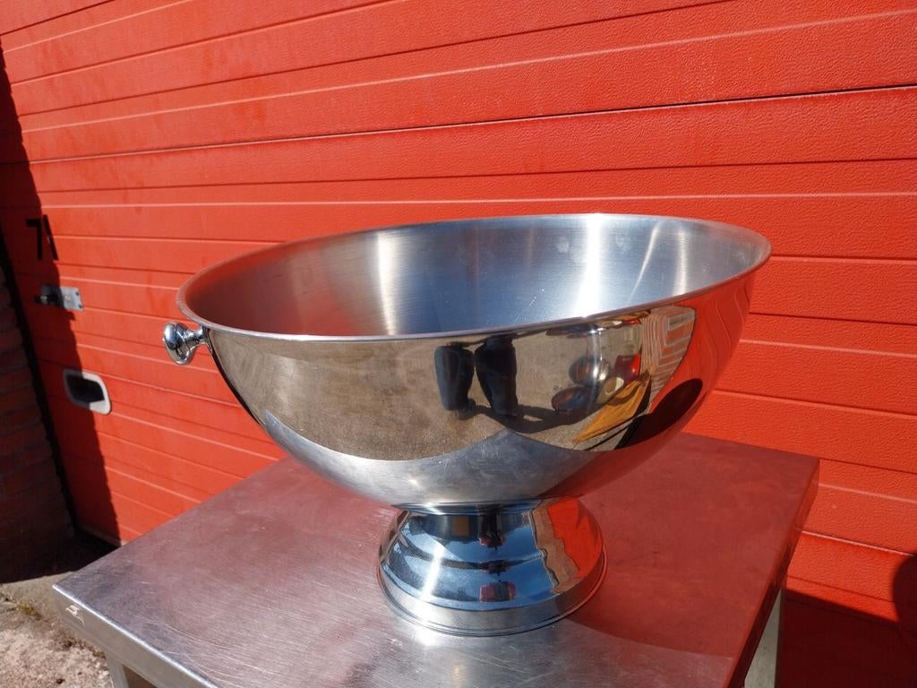 Grote Leeber  RVS Pons-/Champagneschaa, Antiek en Kunst, Ophalen