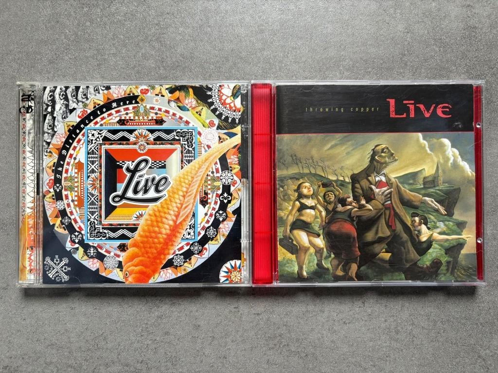 Live 4x leuke cd- Throwing Copper, Secret Samadhi & Simple, Ophalen of Verzenden, Zo goed als nieuw, Poprock
