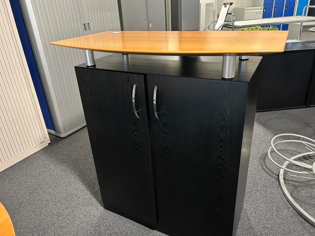 Kast draaideur zwart, top kersen, Ophalen of Verzenden, Zo goed als nieuw