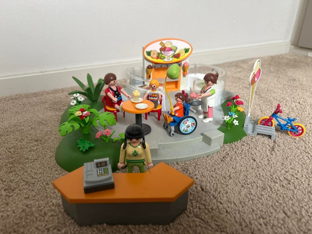 Playmobil IJssalon, Ophalen of Verzenden, Gebruikt, Complete set