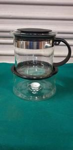 theepot met warmhouder van glas, Huis en Inrichting, Ophalen of Verzenden, 'T Olde Gre-j, Info@toldegrej.nl, Endepoelstraat 20f Didam