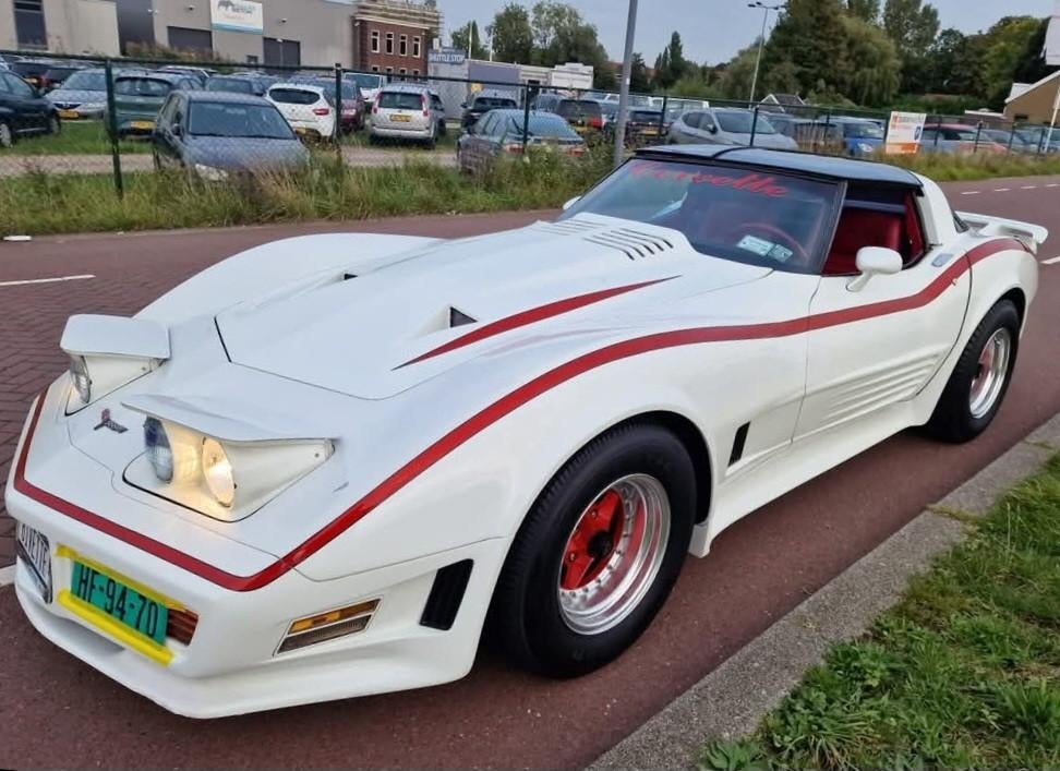 CORVETTE C3 CUSTOM, Auto's, Oldtimers, Automaat, Achterwielaandrijving, Chevrolet, Wit