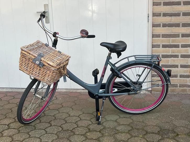 Alpina Club 26 inch meisjesfiets met mand, Fietsen en Brommers, Fietsen | Meisjes, Zo goed als nieuw, 26 inch of meer, Handrem