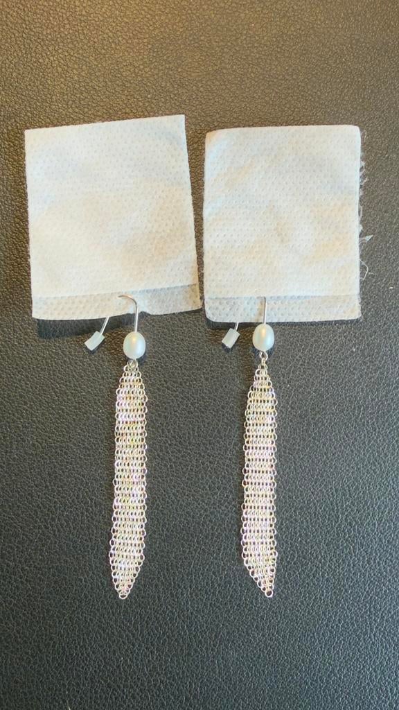 Tiffany’s - Tiffany & Co Oorbellen & Ketting Elsa Peretti, Ophalen, Zo goed als nieuw, Zilver, Zilver