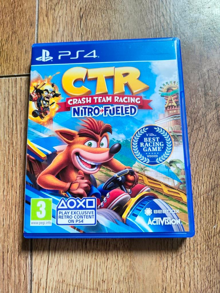 PS4 spel - CTR Crash Team Racing Nitro Fueled, Racen en Vliegen, Ophalen of Verzenden, Zo goed als nieuw, 3 spelers of meer