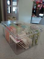 Transparante theedoos met 6 vakken IZGS, Ophalen, Gebruikt, Kunststof, Theedoos