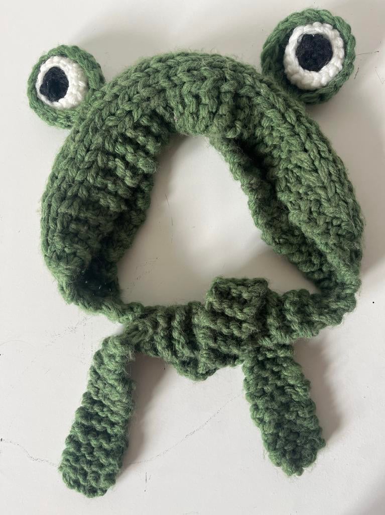 Gehaakte kikker muts, Ophalen of Verzenden, Nieuw, One size fits all