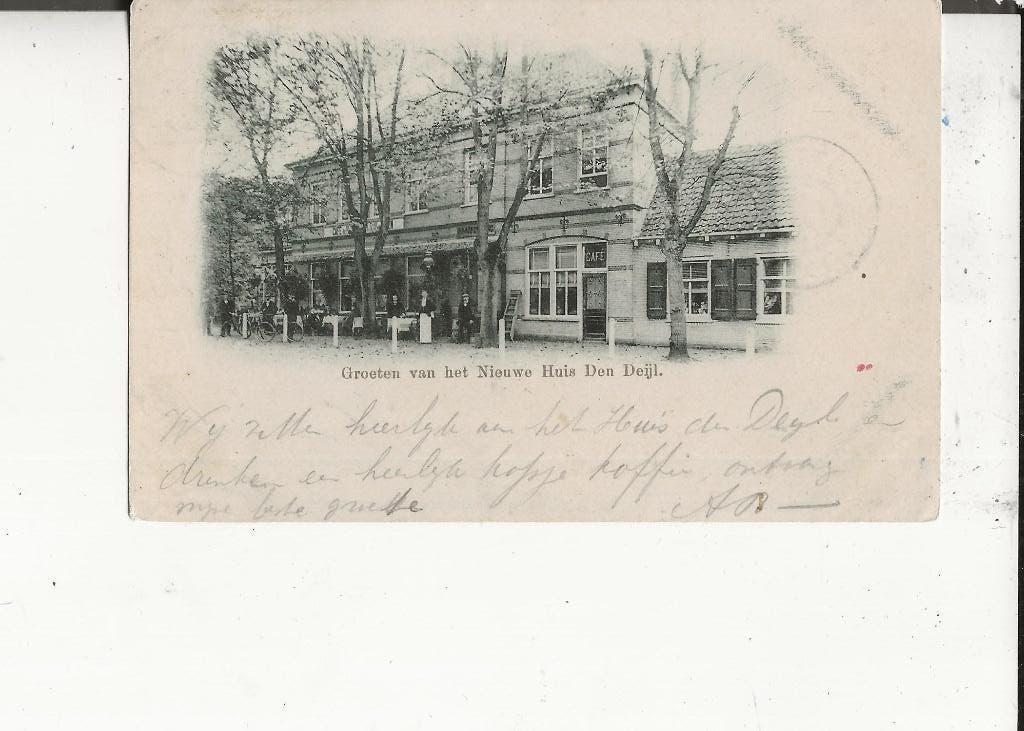 Wassenaar Nieuwe Huis Den Deijl 10 sept 1900, Ophalen of Verzenden, Voor 1920, Gelopen, Zuid-Holland