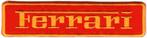 Ferrari stoffen opstrijk patch embleem #5, Verzamelen, Automerken, Motoren en Formule 1, Ophalen of Verzenden, Nieuw, Auto's
