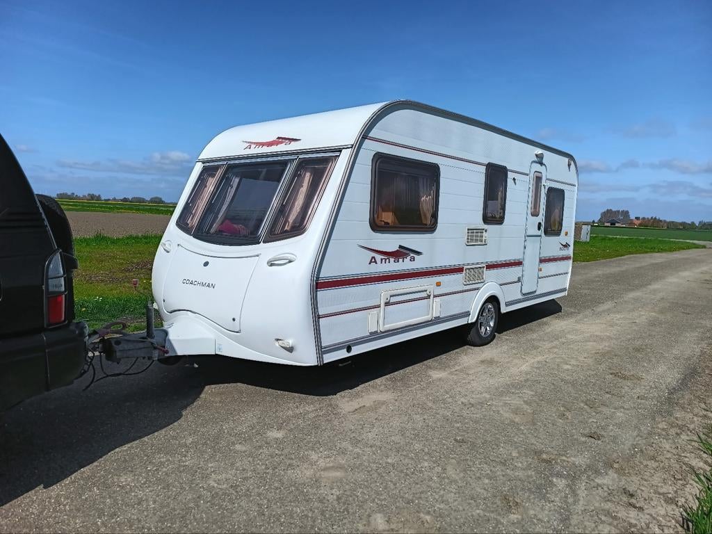 Coachman Amara 500/5 met boiler en voortent, Caravans en Kamperen, Caravans, Overige merken, Standaardzit, Particulier, Ringverwarming