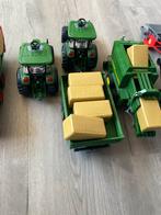 Bruder landbouwmachines met 2 tractoren en aanhangers, Ophalen, Gebruikt