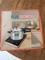 FUKDOBOU Snelkookpan 3L - Nieuw in doos, 2 tot 3 liter, Ophalen of Verzenden, Nieuw, 3 snelheden of meer