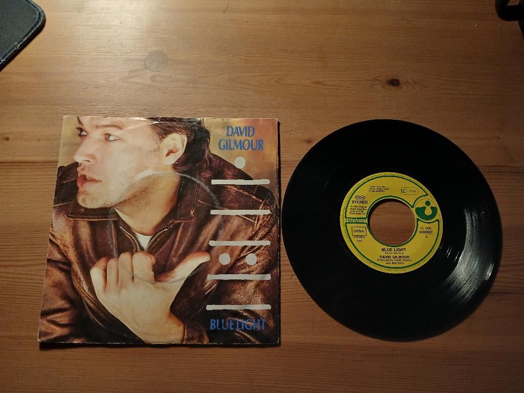 David Gilmour - Blue Light, Gebruikt, Originele persing, 7 inch, 1980 - 1989