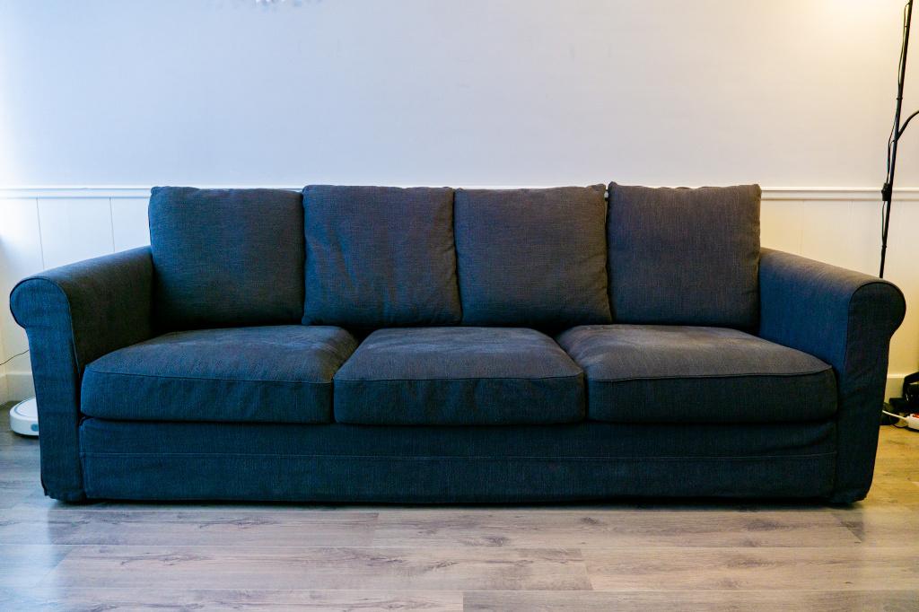 Ikea Gronlid 3 seat sofa with antracite cover, Ophalen, Driepersoons, 75 tot 100 cm, Zo goed als nieuw