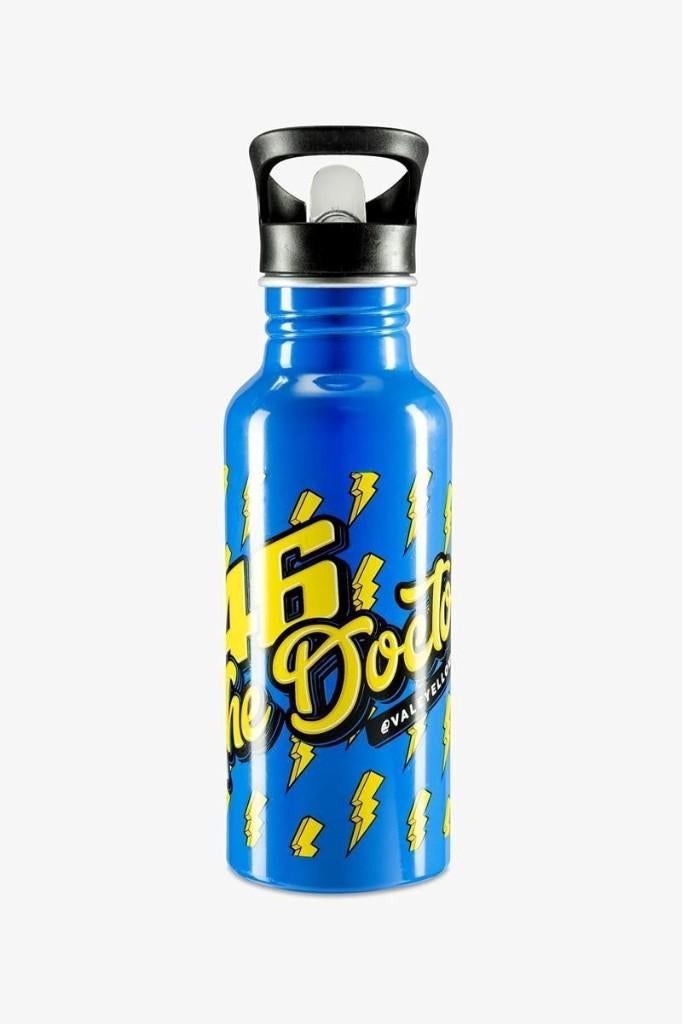 Valentino Rossi Lightning Bolt water bottle canteen, Commerciale@vr46racing.com, Nieuw, Ophalen of Verzenden, 61121 Pesaro PU Italy