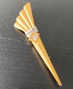 Art deco broche - 10 cm-, Ophalen of Verzenden, Zo goed als nieuw, Overige materialen