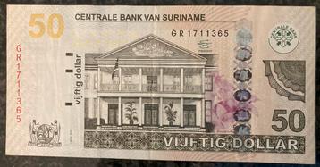 🇸🇷 SURINAME 50 dollar 2️⃣0️⃣1️⃣2️⃣ beschikbaar voor biedingen