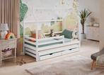 LEOLTE LMdi 200x90 huisbed kinderbed dubbel bed kleur- wit, Ophalen, 85 tot 100 cm, Lattenbodem, Leolte