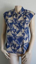 nieuwe linne EXPRESSO top blauw beige, Kleding | Dames, Blouses en Tunieken, Nieuw, Maat 34 (XS) of kleiner, Verzenden, Expresso