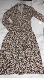 38 ZARA lange luipaard jurk, Kleding | Dames, Maat 38/40 (M), Bruin, Ophalen of Verzenden, Zo goed als nieuw