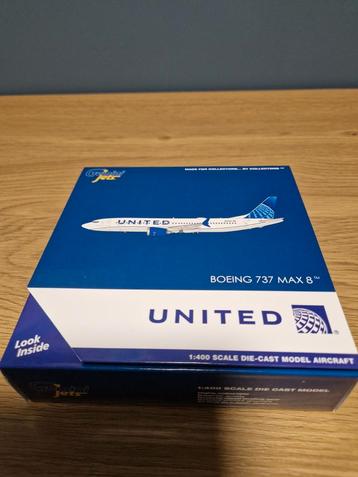 United, Boeing 737 max 8 (1:400) beschikbaar voor biedingen