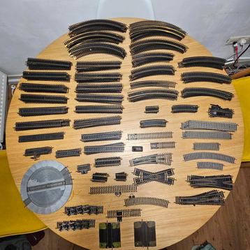 Fleischmann modeltrein rails (+360 stuks) beschikbaar voor biedingen