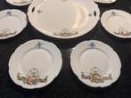 Art Deco porseleinen serveerset / gebaksset, Antiek en Kunst, Antiek | Servies compleet, Ophalen of Verzenden