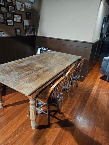 Tafel 190x95 met 6 stoelen nu in prijs verlaagd  beschikbaar voor biedingen