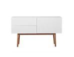 Zuiver High on Wood dressoir wit medium | Van €549, nu, Huis en Inrichting, Kasten | Dressoirs, Nieuw, Ophalen of Verzenden, Zuiver
