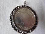 10 gulden munt 1945-1970 Wilhelmina en Juliana hanger zilver, Postzegels en Munten, Munten | Nederland, Ophalen, Koningin Juliana