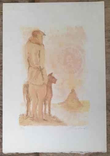 Jean Peschard - Avarice - Litho Handgesign. beschikbaar voor biedingen