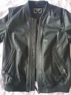 Zwart leren jas, Ophalen of Verzenden, Zo goed als nieuw, Zwart