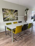 Mooie Leolux Cameleon design eettafel 200x100 excl. stoelen, Huis en Inrichting, Ophalen, 100 tot 150 cm, 200 cm of meer, Zo goed als nieuw