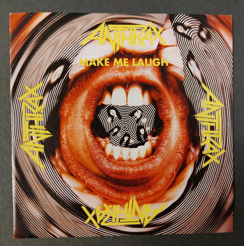 Anthrax VINYL SINGLE Make me laugh 7 inch Engelse persing, Cd's en Dvd's, Vinyl Singles, Zo goed als nieuw, Single, Rock en Metal