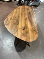 Walnoten tafel kiezelvormig/organisch 240x110cm, Ophalen, Overige materialen, 200 cm of meer, 50 tot 100 cm