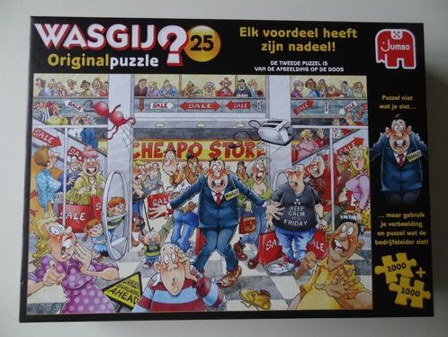 Puzzels Wasgij 1000 stukjes, Hobby en Vrije tijd, Denksport en Puzzels, Zo goed als nieuw, Legpuzzel, 500 t/m 1500 stukjes, Ophalen
