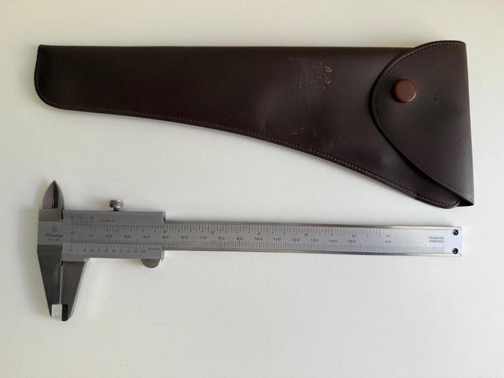 Mitutoyo analoge schuifmaat (150 mm), Doe-het-zelf en Verbouw, Meetapparatuur, Gebruikt, Afstand, Ophalen of Verzenden