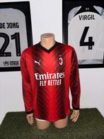 AC Milan thuisshirt 2023-2024 long sleeve, Maat L, Ophalen of Verzenden, Zo goed als nieuw, Shirt