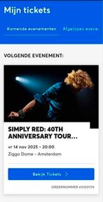 Te koop kaartje Simply Red, Eén persoon, November