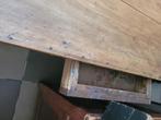 Antieke lange eettafel, keukentafel met lades, Antiek en Kunst, Antiek | Meubels | Tafels, Ophalen