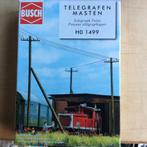 Busch 1499 acht houten telegraafpalen bouwpakket nieuw ovp, Hobby en Vrije tijd, Modeltreinen | H0, Nieuw, Ophalen of Verzenden