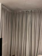 Taupe gordijnen, Huis en Inrichting, Stoffering | Gordijnen en Lamellen, Ophalen, Zo goed als nieuw, 200 cm of meer