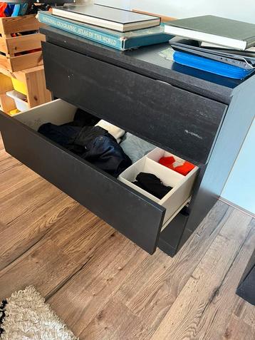 IKEA drawerrs dark brown