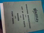 Wolseley parts enz., Ophalen of Verzenden, Zo goed als nieuw, Overige merken