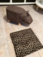 kinderkruk Nijlpaard en giraffe kussen, Ophalen of Verzenden, Zo goed als nieuw, Hout