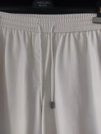 MarcCain Marc Cain broek N3 leather look, Kleding | Dames, Broeken en Pantalons, Maat 38/40 (M), Verzenden, Beige, Zo goed als nieuw