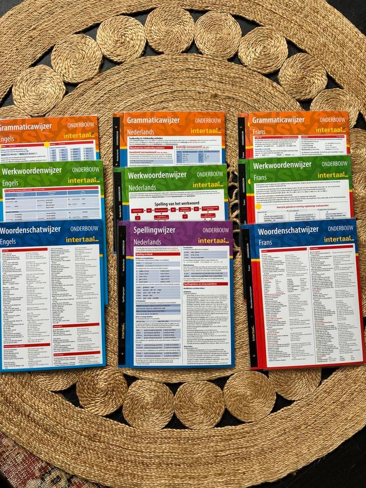 Intertaal Wijzers Engels, Nederlands, Frans Onderbouw, Boeken, Studieboeken en Cursussen, Zo goed als nieuw, Niet van toepassing