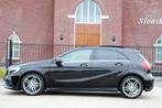 Mercedes-Benz A-klasse 160 AMG Night Edition l Pano l Navi, 65 €/maand, Gebruikt, 4 cilinders, Leder en Stof