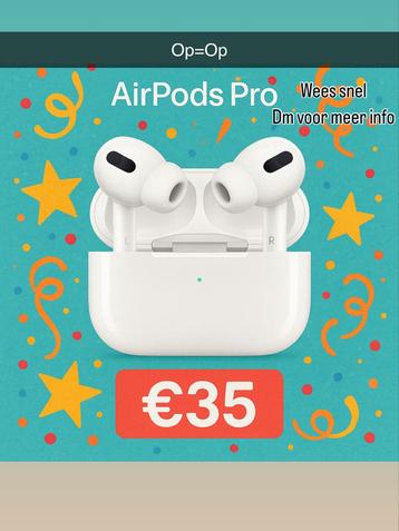 Nieuwe AirPods Pro - OP=OP! beschikbaar voor biedingen